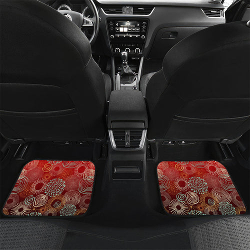 Melbourne Renegades Car Mats Indigenous Dot Art Superhero Batter Tribal Pattern