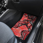 Melbourne Renegades Car Mats Indigenous Dot Art Superhero Batter Tribal Pattern