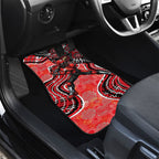 Melbourne Renegades Car Mats Indigenous Dot Art Superhero Batter Tribal Pattern