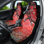 Melbourne Renegades Car Seat Cover Indigenous Dot Art Superhero Batter Tribal Pattern