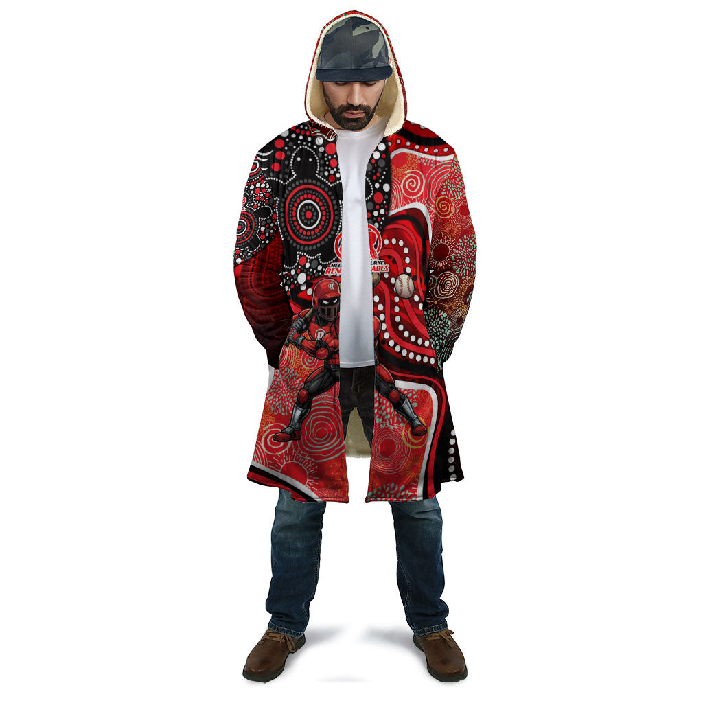 Melbourne Renegades Cloak Indigenous Dot Art Superhero Batter Tribal Pattern