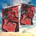 Melbourne Renegades Garden Flag Indigenous Dot Art Superhero Batter Tribal Pattern