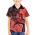 Melbourne Renegades Hawaiian Shirt Indigenous Dot Art Superhero Batter Tribal Pattern