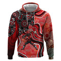 Melbourne Renegades Hoodie Indigenous Dot Art Superhero Batter Tribal Pattern