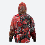 Melbourne Renegades Hoodie Indigenous Dot Art Superhero Batter Tribal Pattern