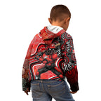 Melbourne Renegades Kid Hoodie Indigenous Dot Art Superhero Batter Tribal Pattern