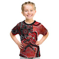 Melbourne Renegades Kid T Shirt Indigenous Dot Art Superhero Batter Tribal Pattern