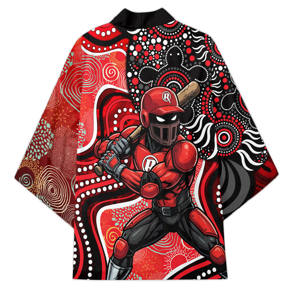 Melbourne Renegades Kimono Indigenous Dot Art Superhero Batter Tribal Pattern