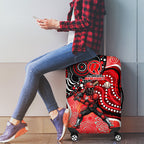 Melbourne Renegades Luggage Cover Indigenous Dot Art Superhero Batter Tribal Pattern