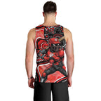 Melbourne Renegades Men Tank Top Indigenous Dot Art Superhero Batter Tribal Pattern