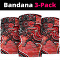 Melbourne Renegades Neck Gaiter Indigenous Dot Art Superhero Batter Tribal Pattern