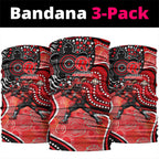 Melbourne Renegades Neck Gaiter Indigenous Dot Art Superhero Batter Tribal Pattern