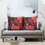 Melbourne Renegades Pillow Cover Indigenous Dot Art Superhero Batter Tribal Pattern