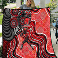 Melbourne Renegades Quilt Indigenous Dot Art Superhero Batter Tribal Pattern
