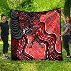 Melbourne Renegades Quilt Indigenous Dot Art Superhero Batter Tribal Pattern