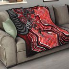 Melbourne Renegades Quilt Indigenous Dot Art Superhero Batter Tribal Pattern
