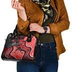 Melbourne Renegades Shoulder Handbag Indigenous Dot Art Superhero Batter Tribal Pattern