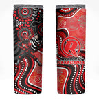Melbourne Renegades Skinny Tumbler Indigenous Dot Art Superhero Batter Tribal Pattern