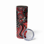 Melbourne Renegades Skinny Tumbler Indigenous Dot Art Superhero Batter Tribal Pattern