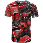 Melbourne Renegades T Shirt Indigenous Dot Art Superhero Batter Tribal Pattern