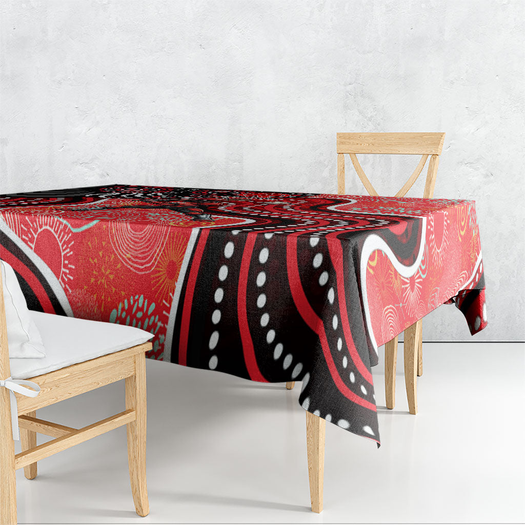 Melbourne Renegades Tablecloth Indigenous Dot Art Superhero Batter Tribal Pattern