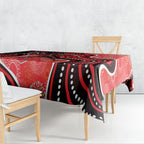 Melbourne Renegades Tablecloth Indigenous Dot Art Superhero Batter Tribal Pattern