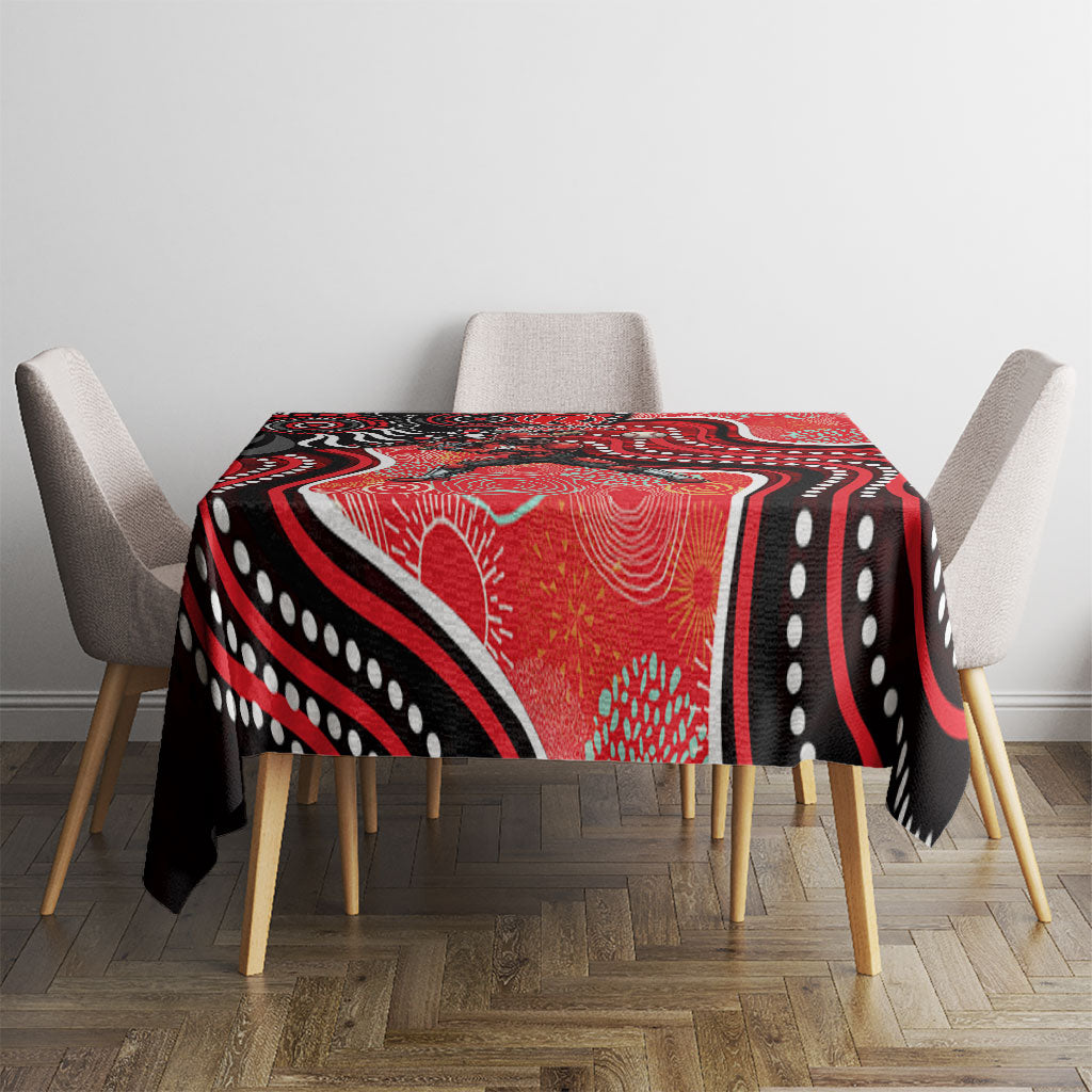 Melbourne Renegades Tablecloth Indigenous Dot Art Superhero Batter Tribal Pattern