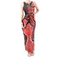 Melbourne Renegades Tank Maxi Dress Indigenous Dot Art Superhero Batter Tribal Pattern
