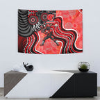 Melbourne Renegades Tapestry Indigenous Dot Art Superhero Batter Tribal Pattern