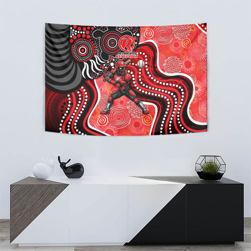 Melbourne Renegades Tapestry Indigenous Dot Art Superhero Batter Tribal Pattern