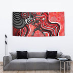 Melbourne Renegades Tapestry Indigenous Dot Art Superhero Batter Tribal Pattern