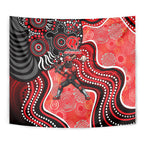 Melbourne Renegades Tapestry Indigenous Dot Art Superhero Batter Tribal Pattern