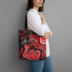 Melbourne Renegades Tote Bag Indigenous Dot Art Superhero Batter Tribal Pattern