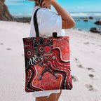 Melbourne Renegades Tote Bag Indigenous Dot Art Superhero Batter Tribal Pattern