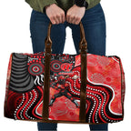 Melbourne Renegades Travel Bag Indigenous Dot Art Superhero Batter Tribal Pattern