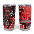 Melbourne Renegades Tumbler Cup Indigenous Dot Art Superhero Batter Tribal Pattern