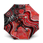 Melbourne Renegades Umbrella Indigenous Dot Art Superhero Batter Tribal Pattern
