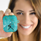 Brisbane Heat AirPods Case Indigenous Dot Art Superhero Batter Tribal Pattern