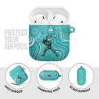 Brisbane Heat AirPods Case Indigenous Dot Art Superhero Batter Tribal Pattern