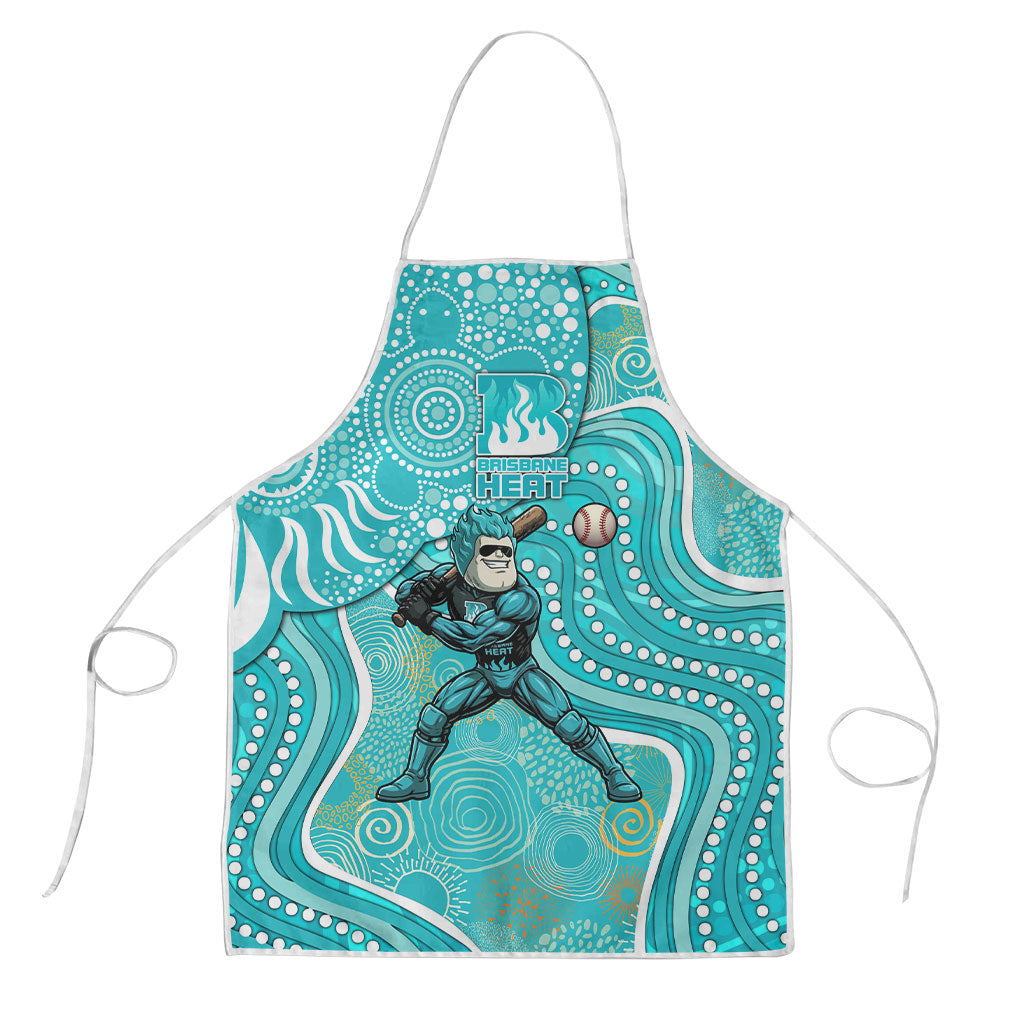 Brisbane Heat Apron Indigenous Dot Art Superhero Batter Tribal Pattern