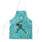 Brisbane Heat Apron Indigenous Dot Art Superhero Batter Tribal Pattern