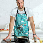 Brisbane Heat Apron Indigenous Dot Art Superhero Batter Tribal Pattern