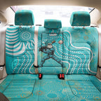 Brisbane Heat Back Car Seat Cover Indigenous Dot Art Superhero Batter Tribal Pattern