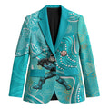 Brisbane Heat Blazer Indigenous Dot Art Superhero Batter Tribal Pattern