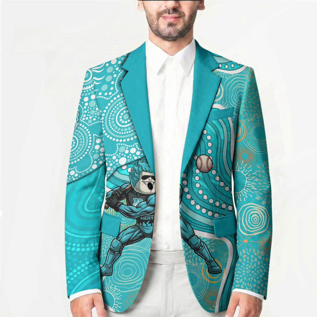 Brisbane Heat Blazer Indigenous Dot Art Superhero Batter Tribal Pattern