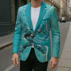 Brisbane Heat Blazer Indigenous Dot Art Superhero Batter Tribal Pattern