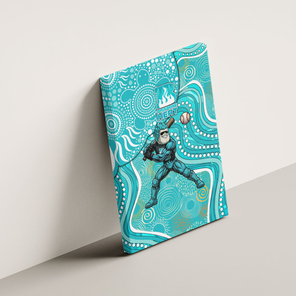 Brisbane Heat Canvas Wall Art Indigenous Dot Art Superhero Batter Tribal Pattern