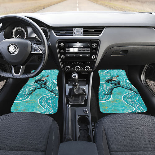 Brisbane Heat Car Mats Indigenous Dot Art Superhero Batter Tribal Pattern