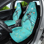 Brisbane Heat Car Seat Cover Indigenous Dot Art Superhero Batter Tribal Pattern