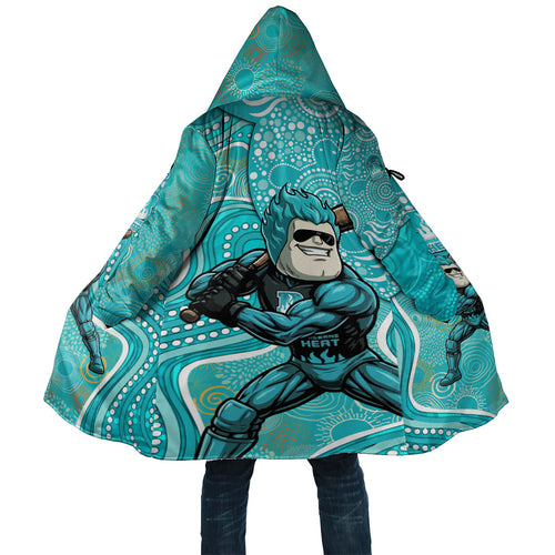 Brisbane Heat Cloak Indigenous Dot Art Superhero Batter Tribal Pattern
